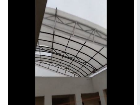 Watch: Cyclone Fani blows-off the roof of AIIMS hostel!
