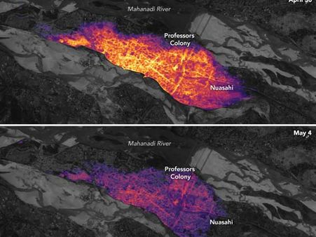Unbelievable! NASA shares photos of power outage in Odisha aftermath of Cyclone Fani