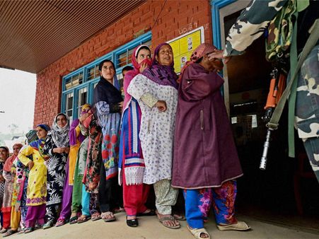 Grenade attack hits polling in militancy prone Pulwama