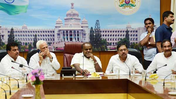 Karnataka crisis: Kumaraswamy expands cabinet, inducts two ministers