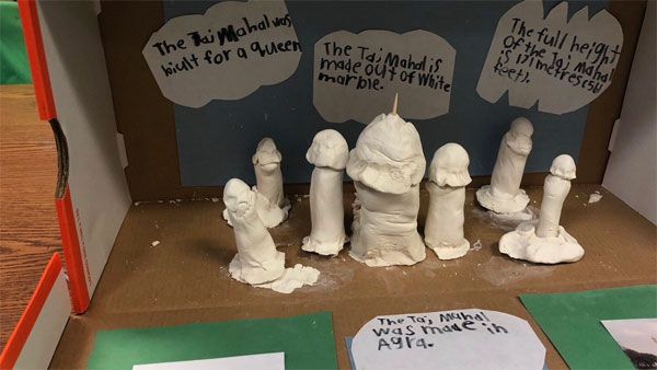 UK Student’s attempt to build clay Taj Mahal Minarets leaves Twitterati in splits