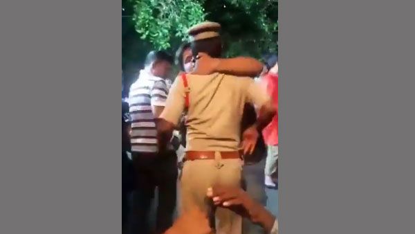 Drunk man forcibly kisses cop during Bonalu Celebrations, gets slapped in return