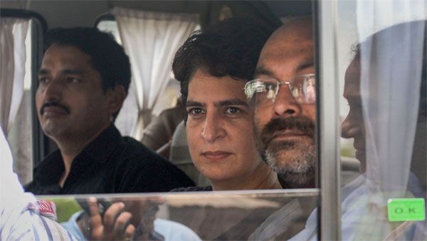 Priyanka Gandhi leaves Sonbhadra, but vows to return
