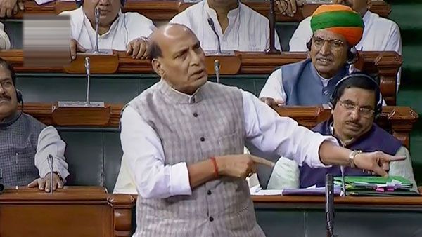 No question of mediation on Kashmir: Rajnath Singh