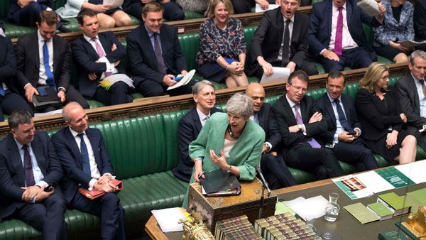 In final interview as PM, May speaks of Brexit formation