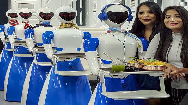 This Bengaluru restaurant has robot waiters to serve customers