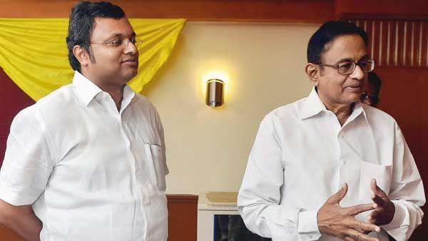 ED files chargesheet against Chidambaram, son Karti in INX Media case