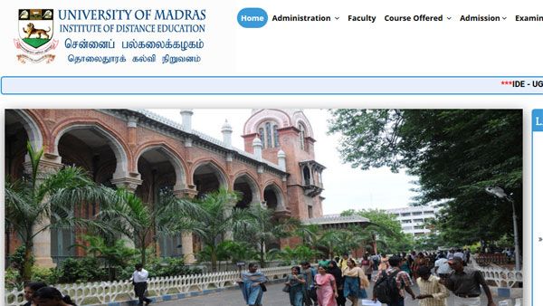 How to download Madras University Distance Education result 2019