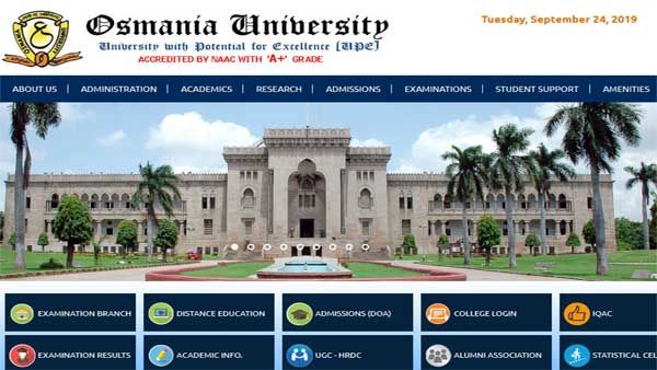 Direct link to download Osmania University BA, BBA, B.Com result 2019