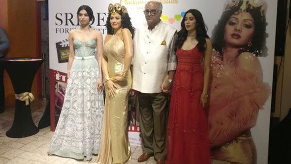 Sridevi gets wax figure at Madame Tussauds Museum; Boney Kapoor breaks down