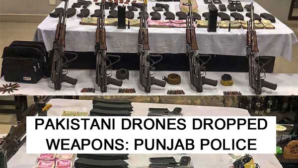 Cops find Pakistani drone used to drop weapons in Punjab