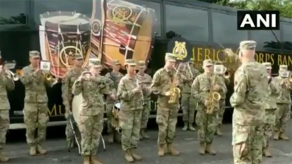 Watch: Jana Gana Mana played by US Army band during Yudh Abhyas 2019