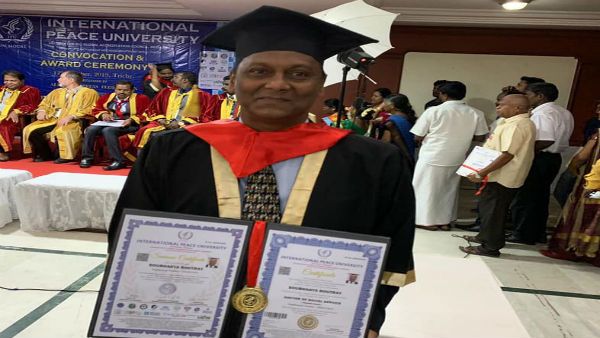 Soubhagya Routray, gets prestigious Doctorate for his 'work' on underprivileged children