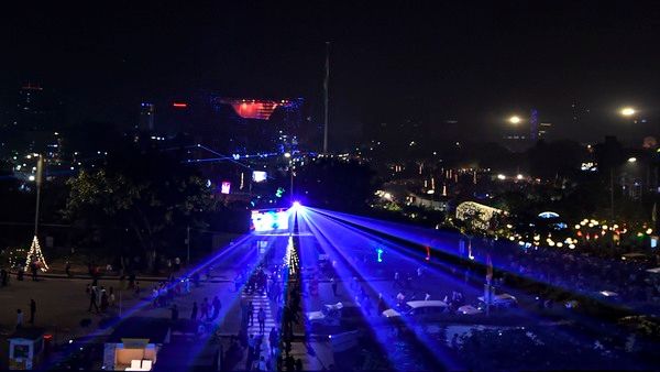 Watch: Dazzling laser show in Delhi to celebrate pollution-free Diwali