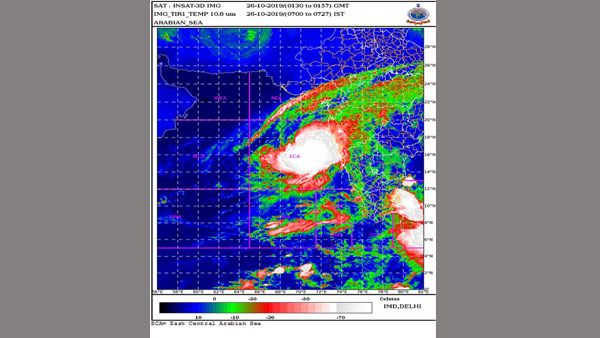 ‘Kyarr’ intensifies into 'very severe cyclonic storm'