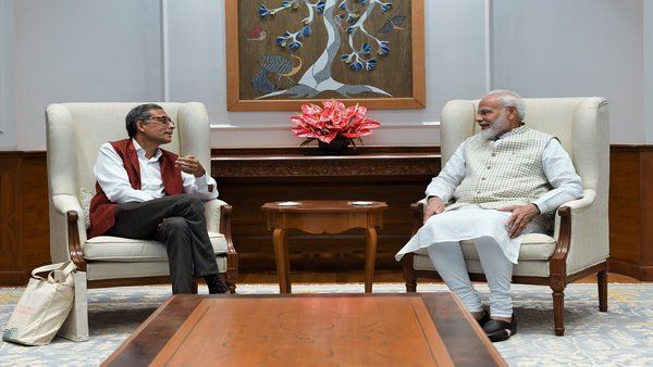 Abhijith Banerjee meets Modi: 