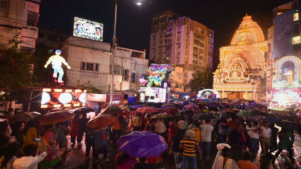 Theme pujas dominate Agartala, rural Tripura prefers traditional