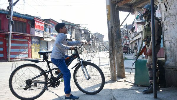 The self-imposed restriction in Jammu and Kashmir