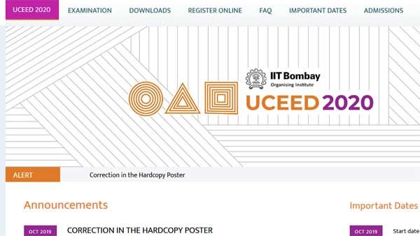 UCEED 2020 applications to release today, check full details