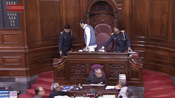 Rajya Sabha marshals spotted without military-style caps