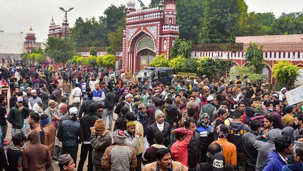 'Fadnavis posting 'doctored videos' of protest by AMU students out of desperation'