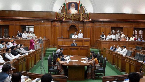 BJP MLAs walkout of Winter Session of Delhi Assembly over 