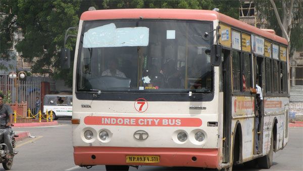 In Indore speeding bus drivers made to do sit-ups