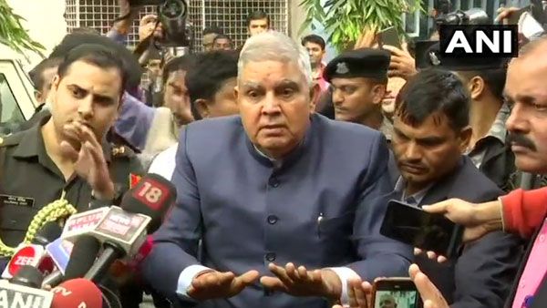 It's a painful moment: West Bengal Guv’s car blocked at Jadavpur University for second day in row