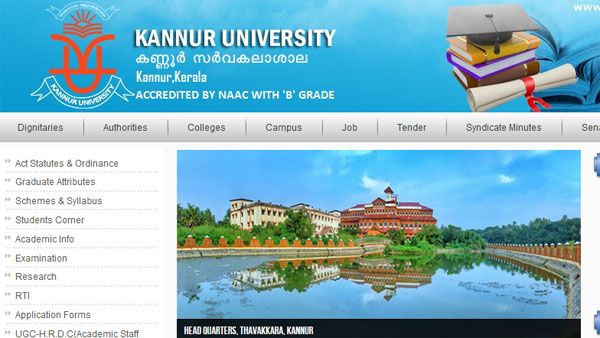 Kannur University Result 2019 declared