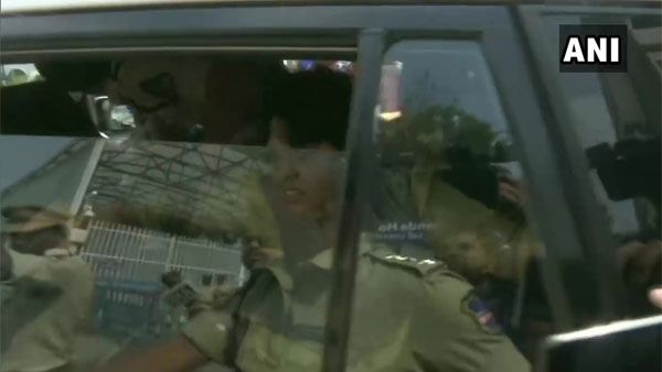 Hyderabad vet rape-murder: Trupti Desai stages protest at the KCR office, detained