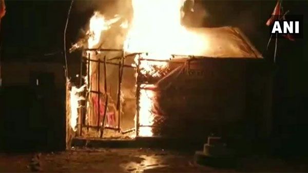 BJP’s Salanpur in Asansol office set ablaze, party blames TMC