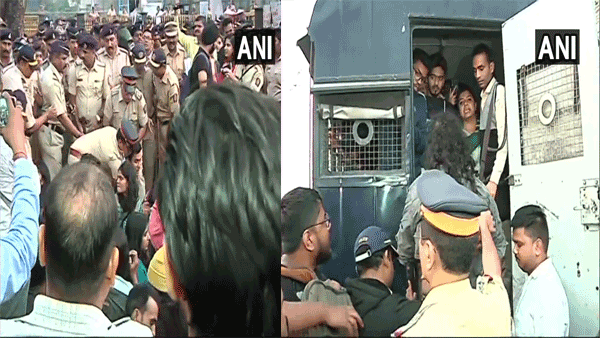JNU violence: Protesters shifted from Gateway of India to Azad Maidan in Mumbai