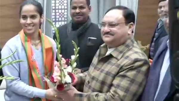 Ace badminton player Saina Nehwal joins BJP