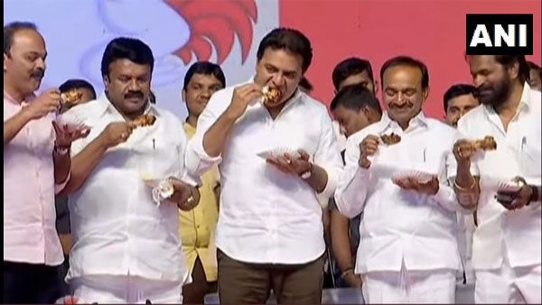 Telangana govt kills circulation of fake news on Coronavirus by eating chicken at event
