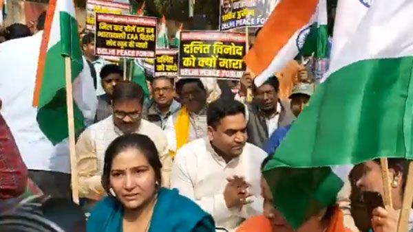 Delhi violence: BJP's Kapil Mishra participates in peace march