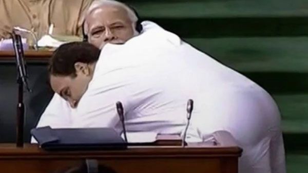 Congress' humorous Hug day wish for BJP
