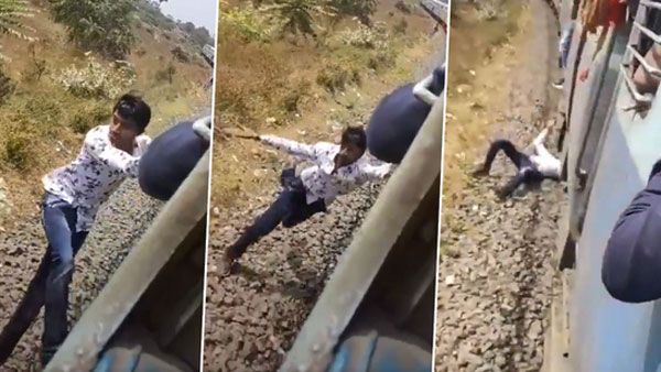 TikTok user falls off moving train after stunt goes terribly wrong; Railway Ministry issues advisory