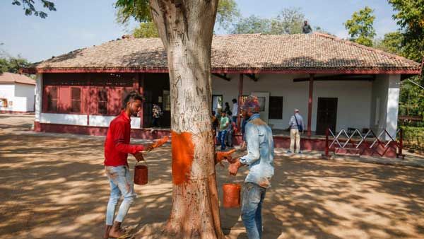 ‘Namaste Trump’: Sabarmati Ashram decks up to welcome Trump amid uncertainty over visit