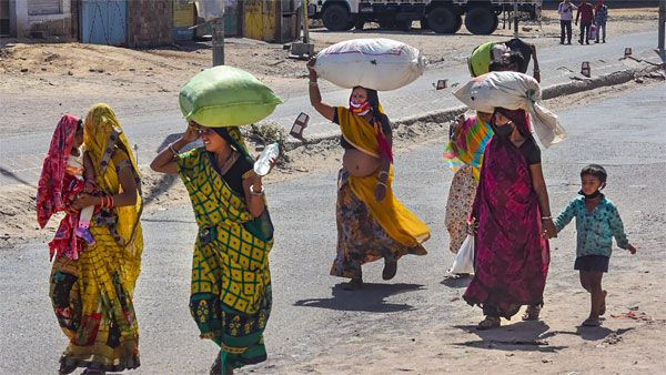 Migrants driven home due to lack of food, money