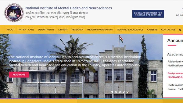 NIMHANS Recruitment 2020: Now apply for 16 jobs