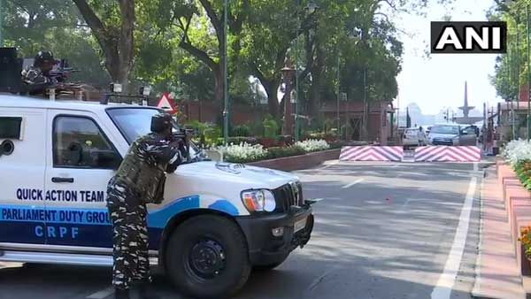 BJP MP's car touches boom barrier; Security scare reminds 2001 Parliament attack