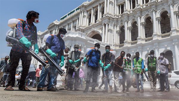 Fake: India Army is not undertaking a spraying exercise to kill coronavirus