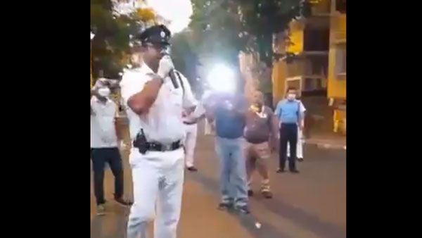 To lift peoples’ mood, cop in Kolkata dons singer’s hat