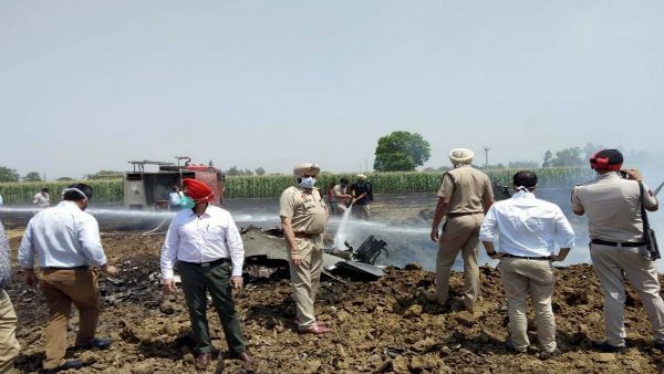 IAF fighter aircraft crashes in Punjab; pilot ejects safely
