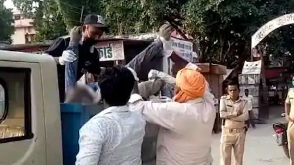 Body of man who died outside UP govt office dumped in garbage van