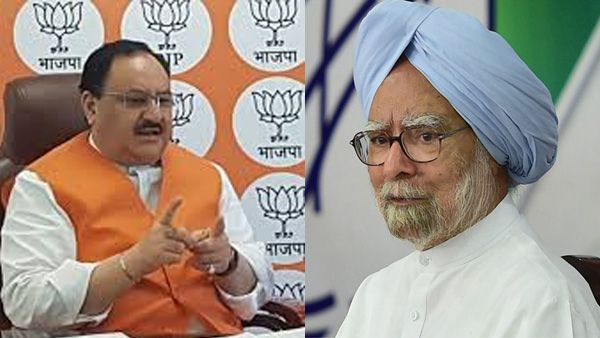 ‘Presided over 600 incursions’: BJP chief hits back at Manmohan Singh for Ladakh face-off remarks
