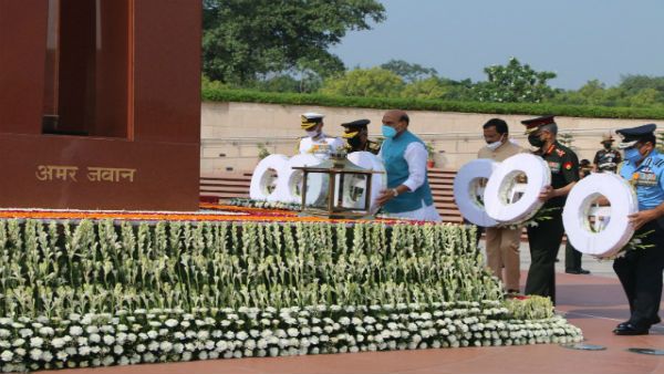 21 years since India's Kargil war victory: Defence minister pays tributes at National War Memorial