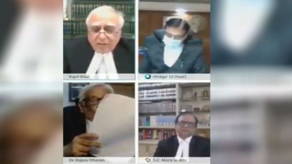 Caught on camera: Advocate Dhavan smokes hookah during virtual hearing, judge issues health advisory