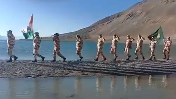 Watch: ITBP jawans celebrate Independence Day at 16,000 feet in Ladakh
