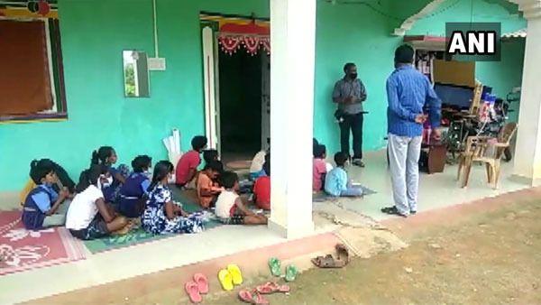 Meet Ashok Lodhi who teaches while children watch cartoons